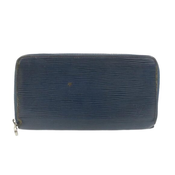 LOUIS VUITTON Epi Zippy Wallet Long Wallet Navy Blue - Picture 1 of 16